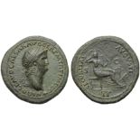 Nero (54-68), Dupondius, Lugdunum, c. AD 64-67; AE (g 15,83; mm 32; h 6); NERO CLAVD CAESAR AVG