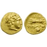 Kings of Macedonia, Philip II (359-336, and posthumous issues), 1/12 Stater, Pella, c. 345-340 BC;