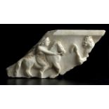 Relief with scene from the October HorseEarly 2nd century AD; alt. cm 12 ; A relief with a putto