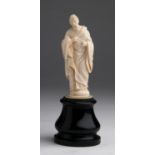 "Saint Joseph". A carved ivory figure - Germany, late 19th / early 20th Century (pre-1947); ; on a