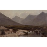 STEPHEN CATTERSON SMITH RHA (1806-1872)West of Ireland LandscapeOil on canvas, 37 x 62.5cmSigned and