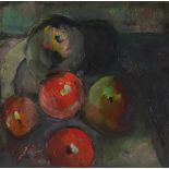 Peter Collis RHA (1929-2012)Still Life with FruitOil on canvas, 24 x 24cm (9½ x 9½'')
