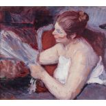 Roderic O'Conor (1860-1940)Woman Reading (1904-5)Oil on panel, 37 x 46cm (14½ x 18'')Artist's
