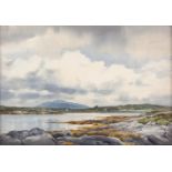 Frank Egginton RCA FIAL (1908-1990)Errisbeg from Toombeola, ConnemaraWatercolour, 36 x 51cm (14 x
