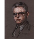 Seán O'Sullivan RHA (1906-1964)Portrait of the Writer Máirtin Ó CadhainPastel, 45.75 x 35.5cm (18