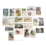 29 ASSORTED IRISH POSTCARDS, COMPRISING IRISH LIFE, HUMOUR, GREETINGS ETC.