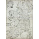 John Senex (1678-1740)'Ireland'. From Atlas published by Senex (1728). 670 x 950. Abl 55(ii).
