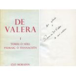 O'Neill (Tomas) and O'Fiannachta (Padraig)De Valera I, 1st edition of Vol. 1 SIGNED by both