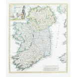 GUILLAUME DELISLE (1675-1726)IrlandaAnother state of the above with twelve added fortification
