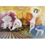 Gerard Dillon (1916-1971)Circus TrioMixed media, 56 x 76cm (22 x 30'')SignedExhibited: 'Gerard