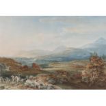 Thomas Sautelle Roberts (1760-1826)‘View of Powerscourt and the Golden Spears’ and ‘View of The