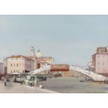 Niccolo d'Ardia Caracciolo RHA (1941-1989)View of Venice (1983)Watercolour, 28x 38cm (11 x 15'')