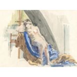 Mainie Jellett (1897-1944)Seated NudeWatercolour, 22 x 30cm (8¾ x 11¾'')Provenance: The artist's