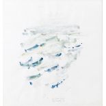 Barrie Cooke HRHA (1930-2014)Lough Ree Wind, No.1, 2, 3A set of three, watercolour, each 44 x