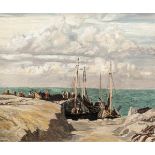 Sean Keating PRHA HRSA HRA (1889-1978)The Turf Quay, AranOil on canvas board, 61 x 76cm (24 x 30'')