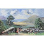 Sylvia Cooke-Collis (1900-1973)Mullachreal, Co. KerryGouache, 21.5 x 35cm (8½ x 13¾'')Signed and