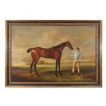 AFTER GEORGE STUBBS (c.1800)Molly LonglegsOil on canvas, 79 x 118cmsThe original painting by