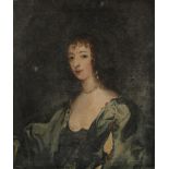 ENGLISH SCHOOL (LATE 17TH CENTURY)Portrait of a Woman, half-length, in blue dress75 x