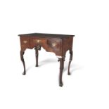 ***ADDITIONAL LOT***AN IRISH GEORGE II MAHOGANY LOW BOY, c.1730, of rectangular form with plain