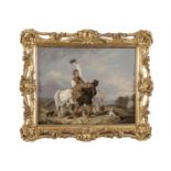 ***WITHDRAWN*** CHARLES HANCOCK (1802-1877)Returning from the FairOil on canvas, 39 x