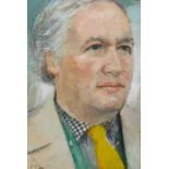 Tom Carr ARHA HRUA ARWS (1909-1999)Portrait of the Artist T.P. FlanaganOil on canvas laid on