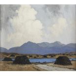 Paul Henry RHA (1877-1958)A Kerry Lake, Dingle PeninsulaOil on canvas, 35.5 x 40.5cm (14 x 16)