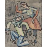 Gerard Dillon (1916 -1971) ‘Petrushka’ (Ballet) Watercolour, 63.5 x 49cm (25 x 19¼’’) Signed and