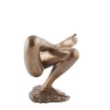 Frederick E. McWilliam HRUA RA (1909-1992)Crossed Legs (1978)Bronze, 38 x 40 x 28cm (15 x 15¾ x