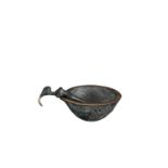 Orla de Bri (b.1965)Nude Pestle and MortarBronze, figure 16cm high (6¼''), bowl 15.5cm diameter (