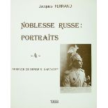 Jacques FERRAND (1943-2007) Noblesse russe: portraits Tomes 2 à 6 et index. Montreuil 1985-1995.