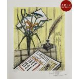 Bernard Buffet (1928-1999) (d'après) La Gazette de l'Hôtel Drouot. (Pl. pour le centenaire de la