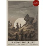 Edward Ancourt (1841-c. 1900) Le Voyage dans la lune. Affiche pour la féerie en quatre actes d'après