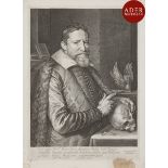 Jan Harmensz. Muller (1571-1628) Portrait de Johann Neyer, de l'Ordre de Saint-François, envoyé de