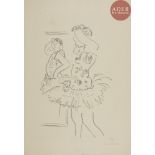 Henri MATISSE Danseuse au miroir. 1927. Lithographie. 418 x 263. Duthuit-Garnaud 492. Parfaite