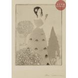 Marie LAURENCIN Mil huit cent trente. 1906. Eau-forte et aquatinte. 246 x 177. Marchesseau 7.