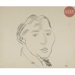 Henri MATISSE Cortot (mondain). 1926. Autographie. 383 x 288. Duthuit-Garnaud 476. Très belle