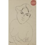 Henri MATISSE Torse aux bras croisés. 1906. Lithographie. 420 x 245. Duthuit-Garnaud 400. Très belle