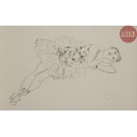 Henri MATISSE Danseuse alanguie, bras repliés, une main à la joue. Pl. de l'album Dix Danseuses.