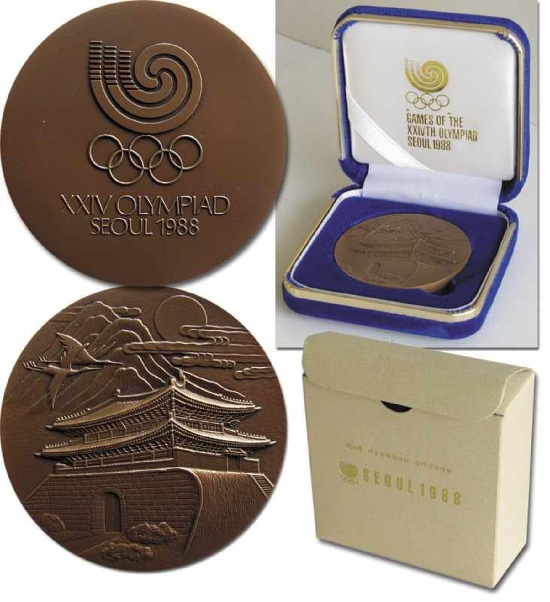 Participation Medal: Olympic Games 1988 Seoul - Participation medal for athletes who participated in
