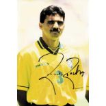 Autograph Brasil Ricardo da Rocha World Cup 1994 - Colour photo with original signature of Ricardo