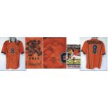 Signed Fan-Trikot 1999 Niederlande - Signed fan shirt Netherlands with autographs of the whole squad