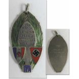 Athletics Competition France v Germany 1938 Medal - Winner's medal from the German Herman Blazejezak