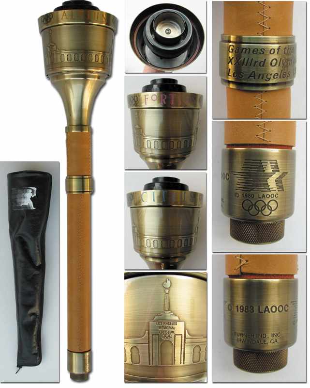 Olympic Games Los Angeles 1984. Official Torch - Official torch from the Olympic Games Los Angeles