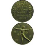 Olympic Winter Games 1928 Bronze Winner medal - Bronze medal for Germany in bobsled at the Olympic