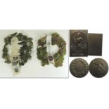 Olympic Games 1936 Collection Blazejezak - Two winner wreaths plus matching medals for success at