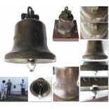 Replica of the olympic bell Berlin 1936 - Miniature model of the Olympic Bell of 1936. "Ich rufe die