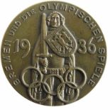 Olympic Games 1936. Commemorative medal - with inscription "Bremen und die Olympischen Spiele