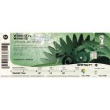 World Cup 2014. Final Ticket Germany v Argentina - World Cup final ticket 2014 Germany vs