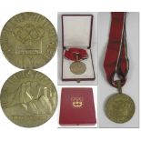 Olympic Winter Games 1964 Gold Winner medal - Gold medal for slalom at the Olympic Winter Games in