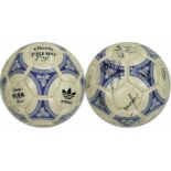 World Cup 1990. Official Match ball Autographed - Official match ball of the Football world Cup in